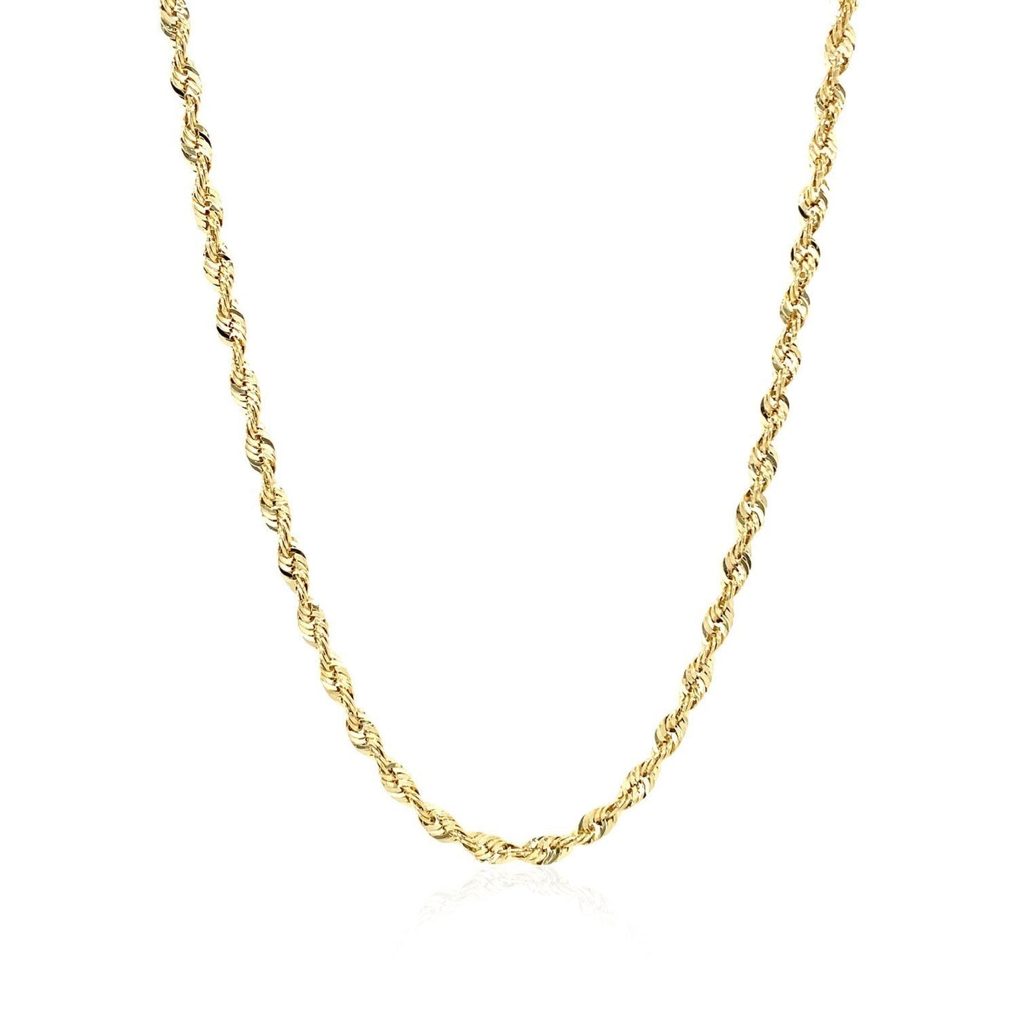 10K Yellow Gold Lite Rope Chain (2.50 mm)