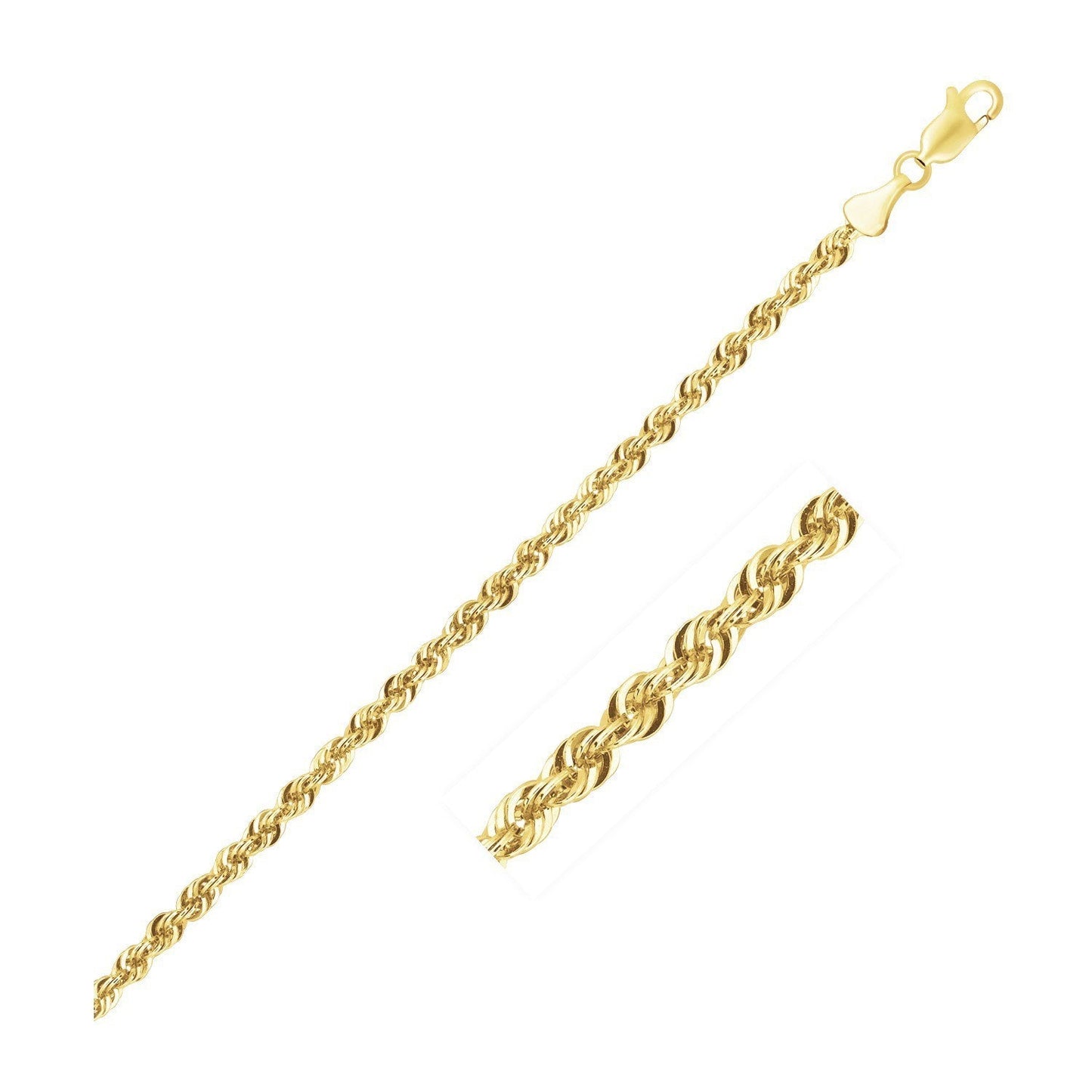 10K Yellow Gold Lite Rope Chain (2.50 mm)