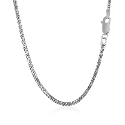 18k White Gold Franco Chain (1.60 mm)