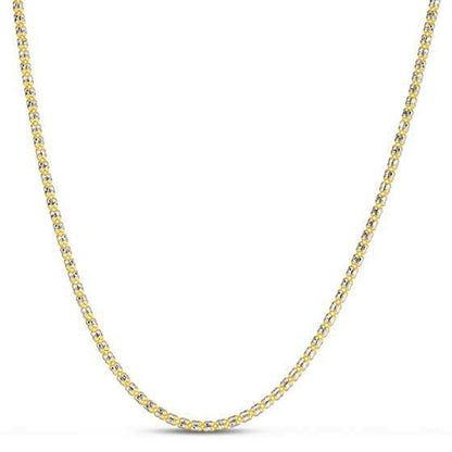 Ice Barrel Chain in 14k Yellow Gold (2.70 mm)