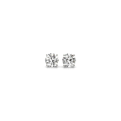 1/2 cttw Lab Grown Round Diamond Stud Earrings 14k White Gold (G/VS2)