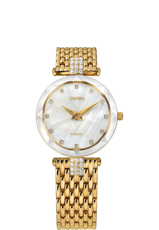 Facet Strass Swiss Ladies Watch J5.633.M